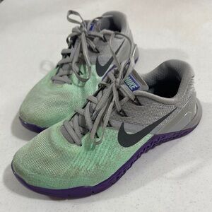 Nike MetCon 3 Trainers Women’s Size 5.5 Arctic Green & Purple